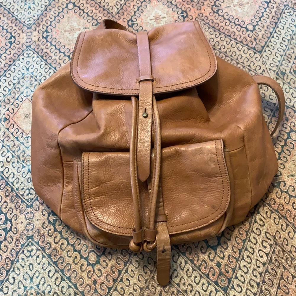Madewell leather backpack